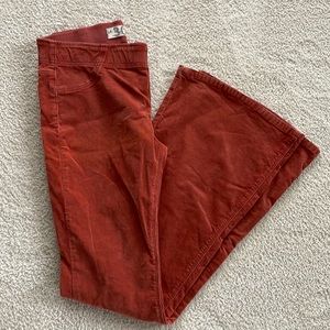 Free People Corduroy Flair Pants